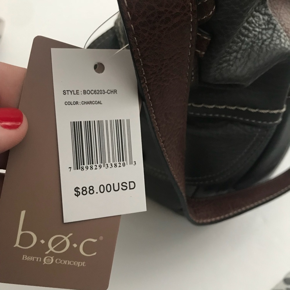 🎉SOLD🎉NWT! Boc Gray Leather Purse - Picture 6 of 7